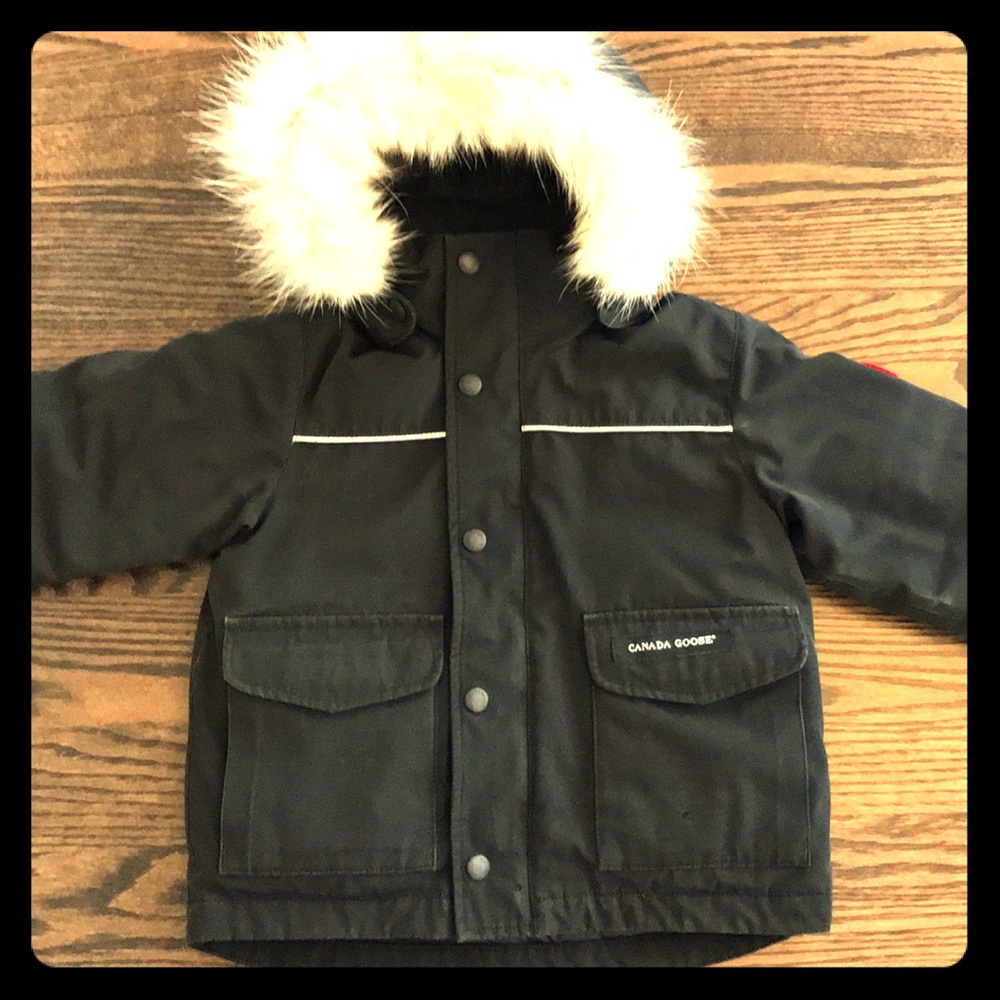 Boys Canada Goose Lynx Parka Sz 2-3